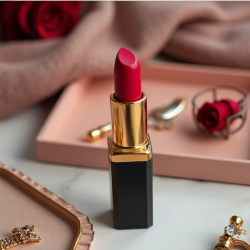 Badass Icon Matte Lipstick - Fierce Red