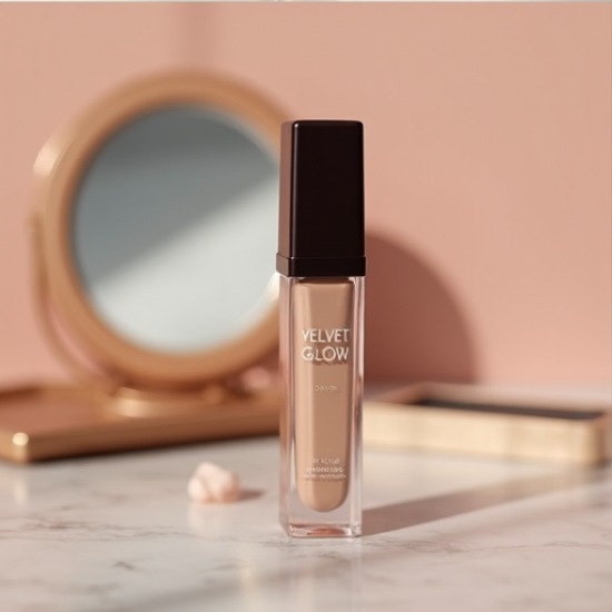 Velvet Glow Liquid Matte Eyeshadow - Nude Bliss